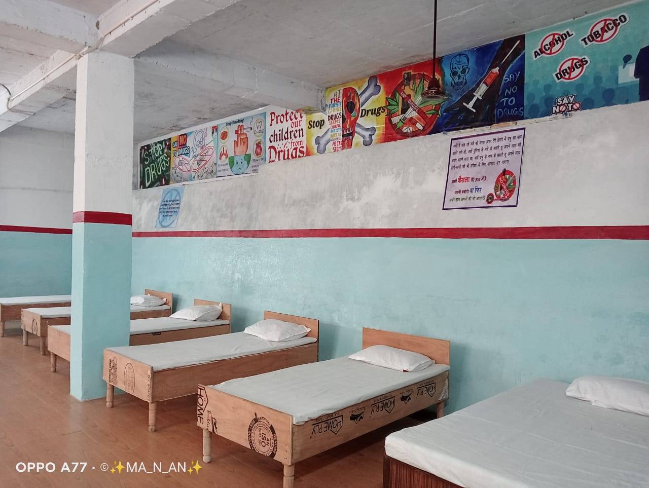 Bedroom at Kudrat Foundation Nasha Mukti Kendra Parwanoo